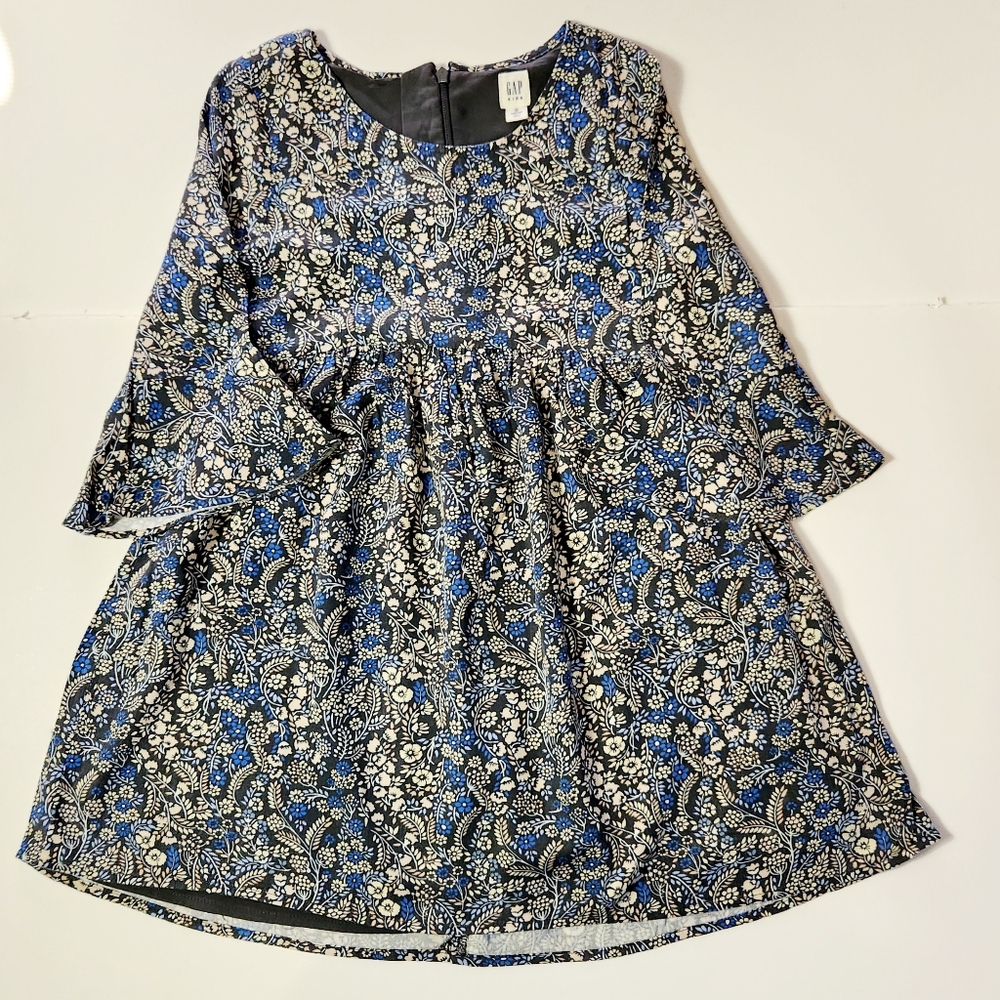 Gap girl's floral bell sleeve dress size: 8 M